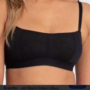 Jet Black-  LIVELY The straight-up Bralette black size M